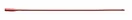 Medline Red Rubber Latex Straight Intermittent Catheter 